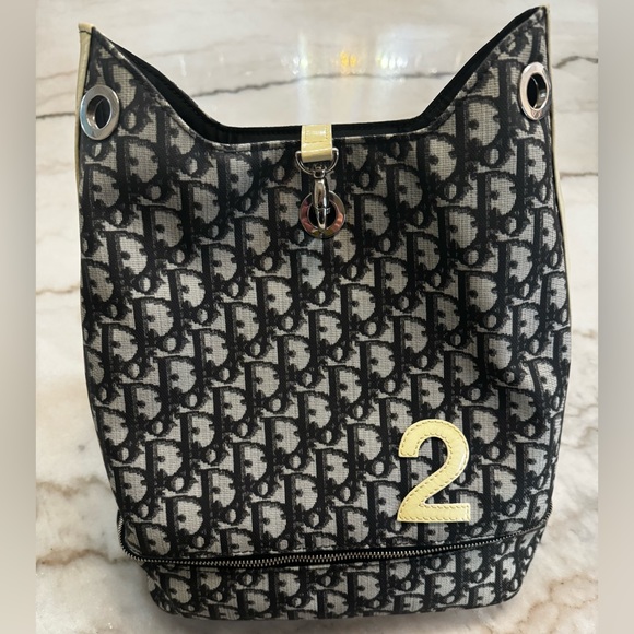 Vintage Dior Black Trotter No.2 Sling Bag/ Backpack - Picture 6 of 16